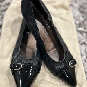 Ready for the Holidays! Elegant Black Women's Flats - Upscale AGL brand